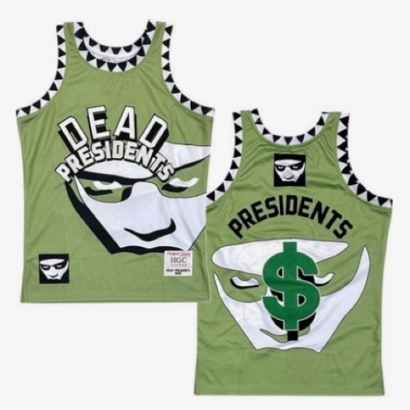 Headgear Classics Other - Headgear Classics - Dead Presidents Movie Basketball Jersey, White, Size M, NWT!